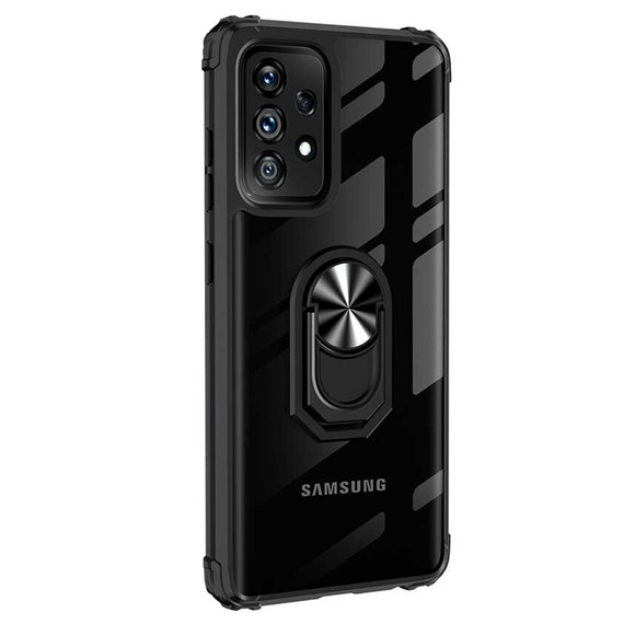CaseUp Samsung Galaxy A32 4G Kılıf Ring Tough Holder Siyah 2